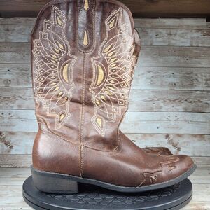 Coconuts by Matisse Women’s Size 8.5 Faux Leather Zipper Cowboy Western Boots